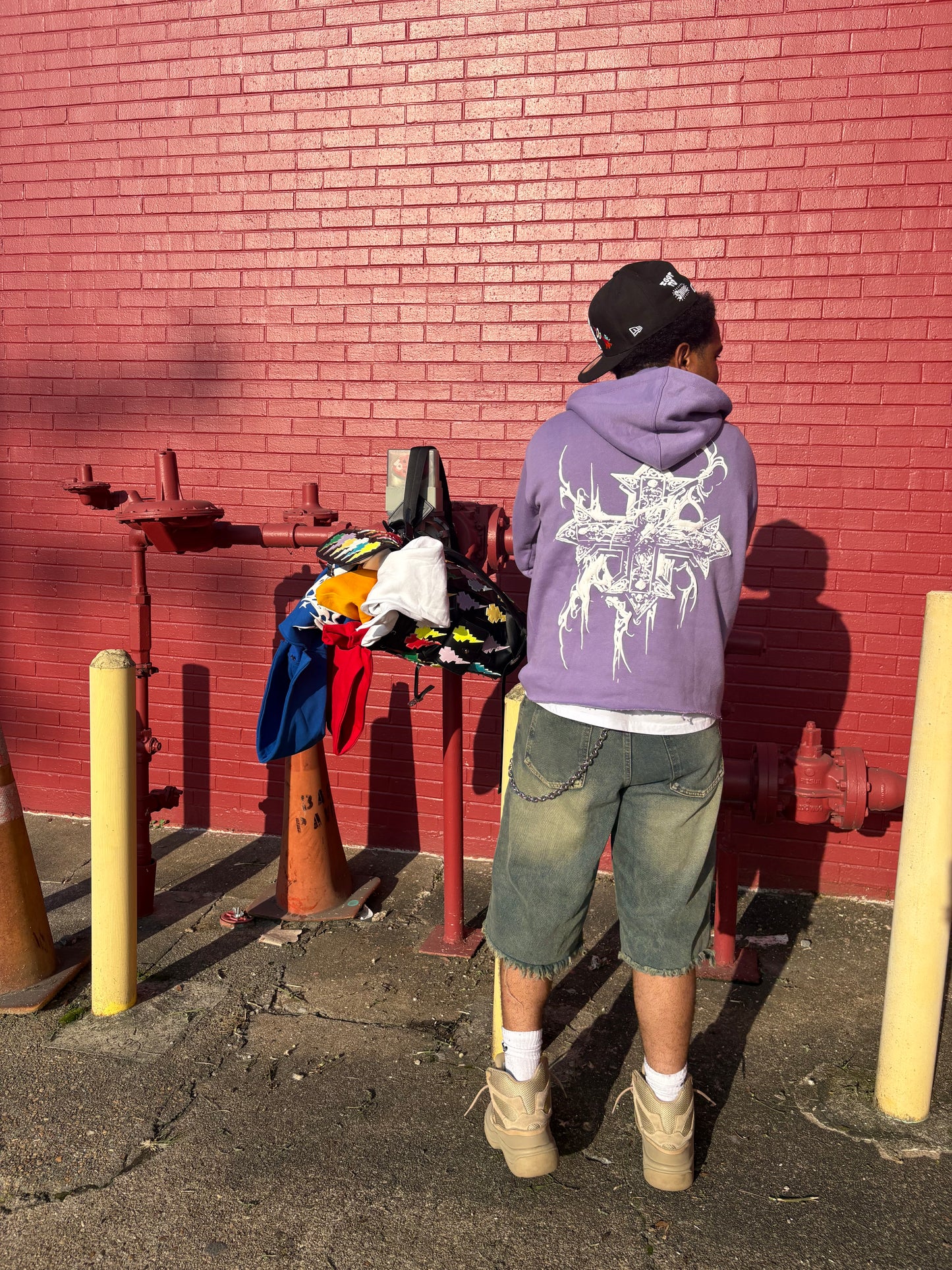 Purple “¡SAINT!” Hoodie