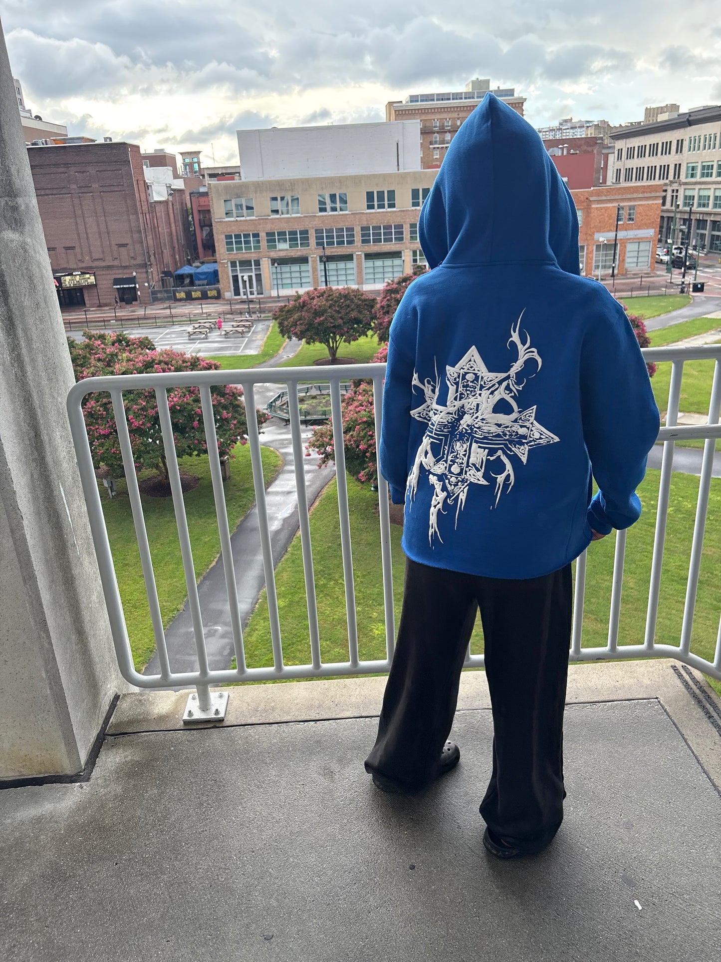 Blue “¡SAINT!” Hoodie