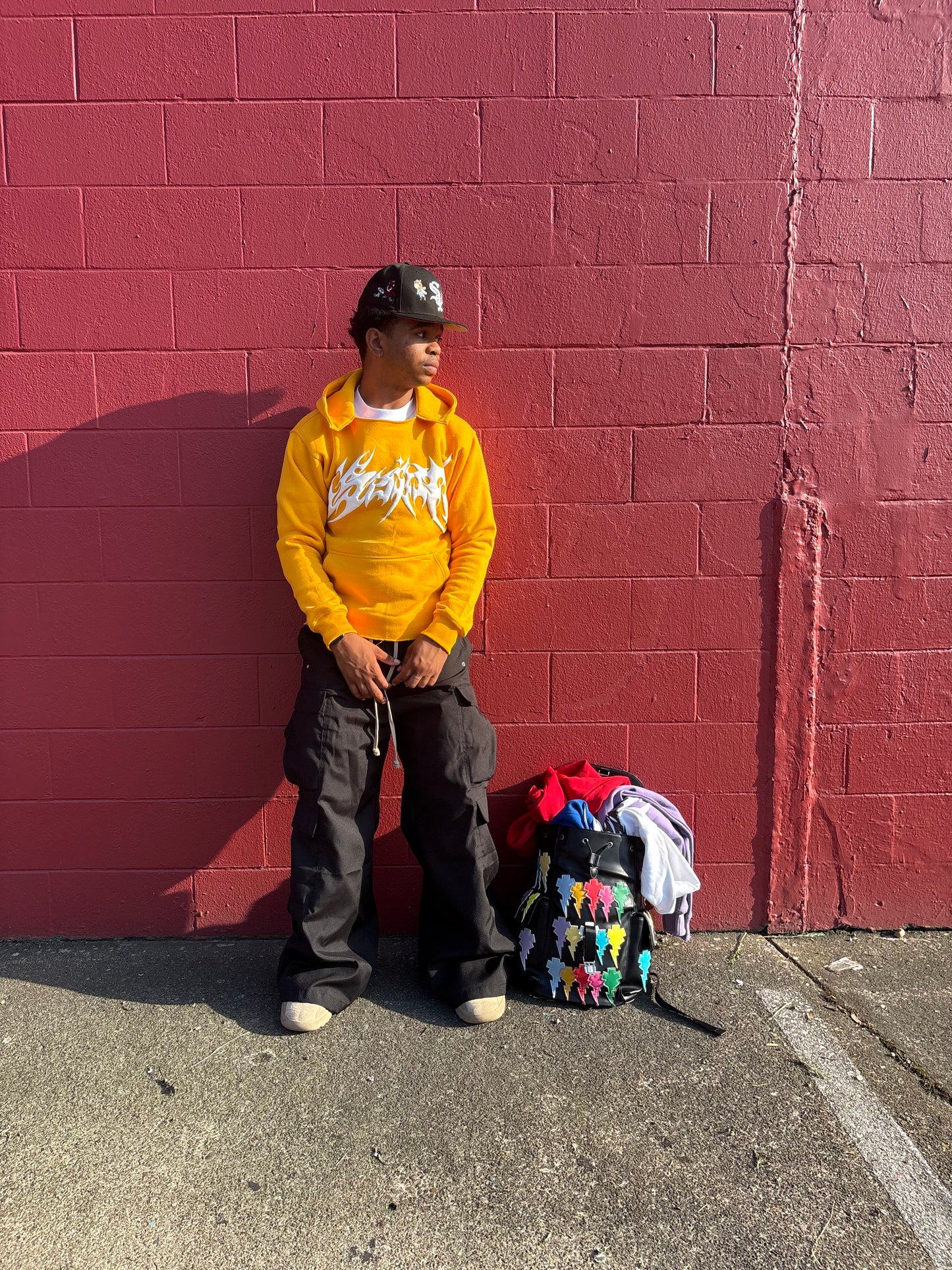 Yellow “¡SAINT!” Hoodie