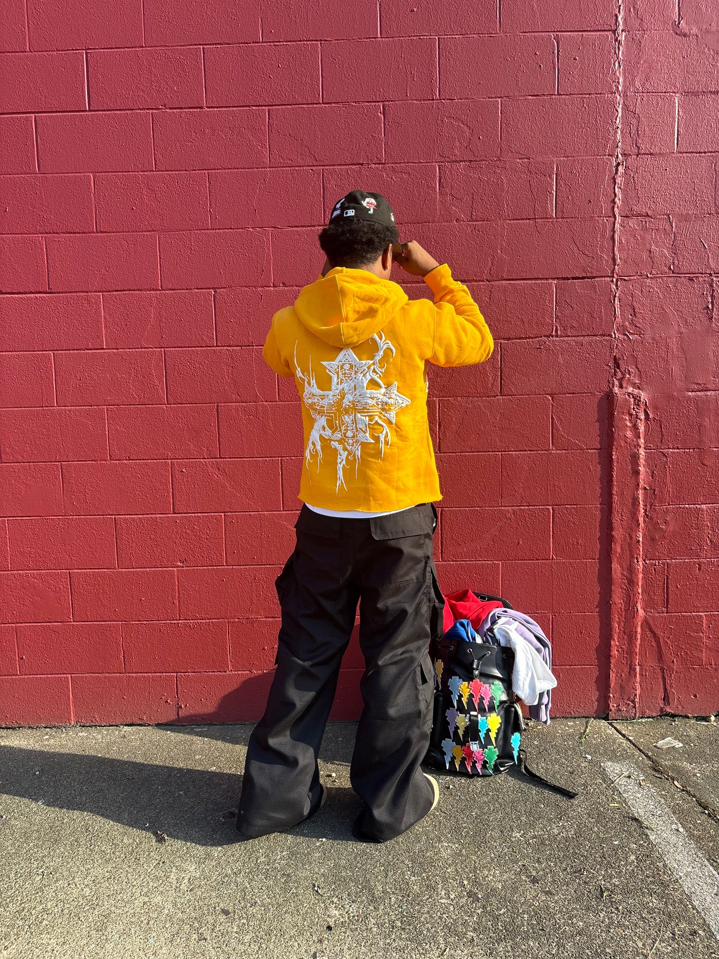 Yellow “¡SAINT!” Hoodie