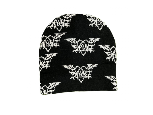 Black “Saintagram” Beanie