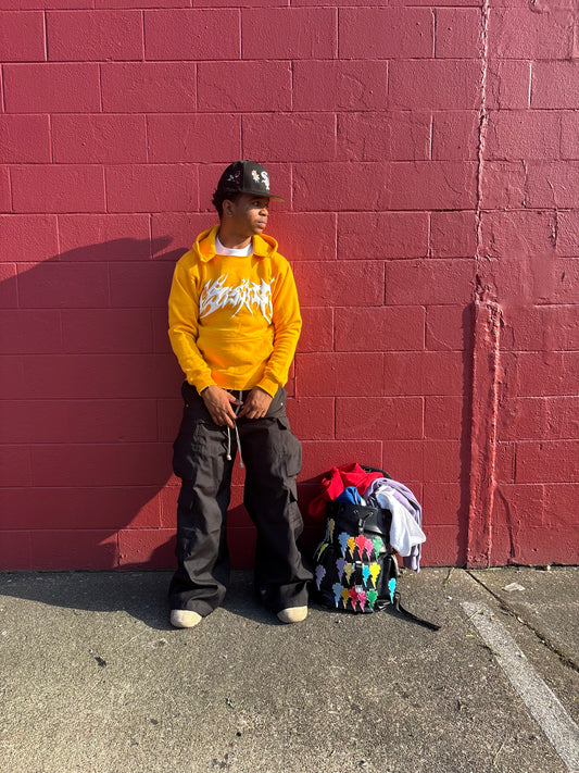 Yellow “¡SAINT!” Hoodie