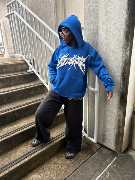 Blue “¡SAINT!” Hoodie