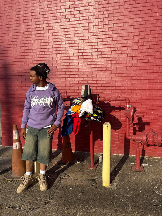 Purple “¡SAINT!” Hoodie